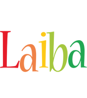 Laiba birthday logo