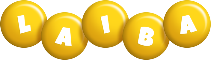 Laiba candy-yellow logo