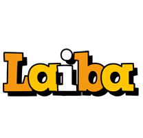 Laiba cartoon logo