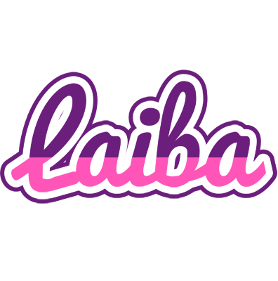 Laiba cheerful logo