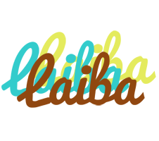 Laiba cupcake logo