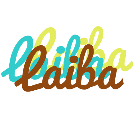 Laiba cupcake logo
