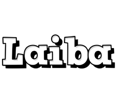 Laiba snowing logo