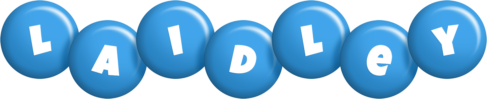 Laidley candy-blue logo