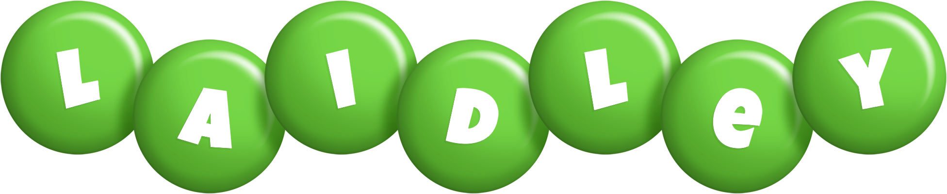 Laidley candy-green logo