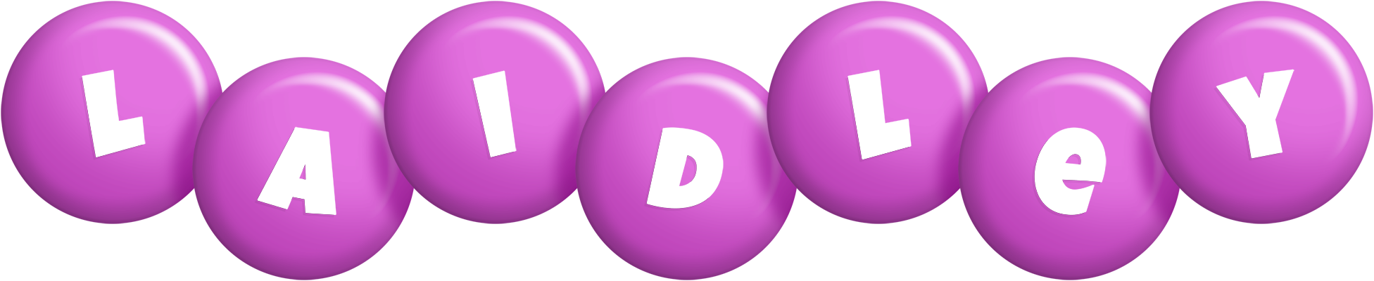 Laidley candy-purple logo