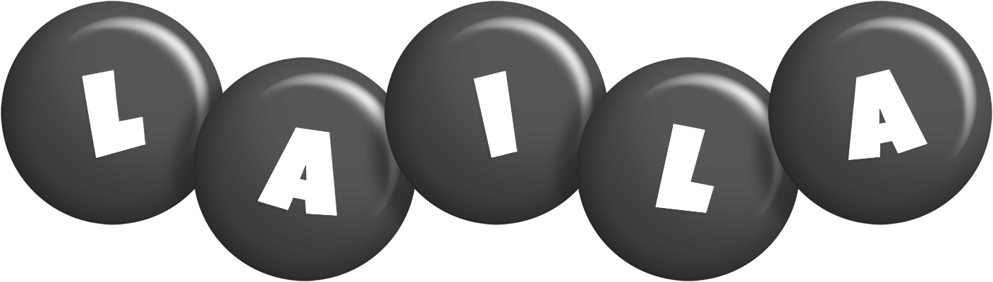 Laila candy-black logo