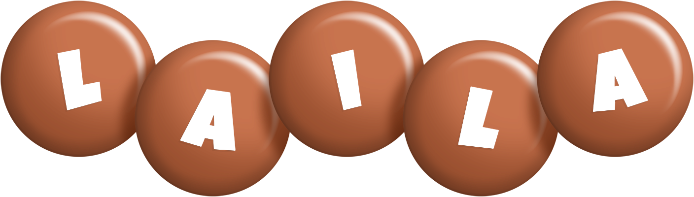 Laila candy-brown logo