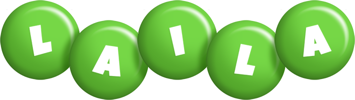 Laila candy-green logo