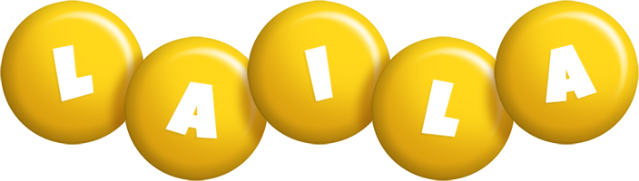 Laila candy-yellow logo