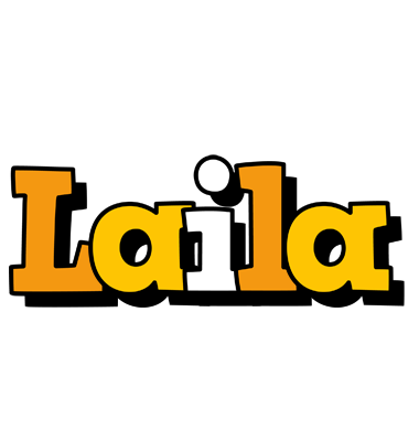 Laila cartoon logo