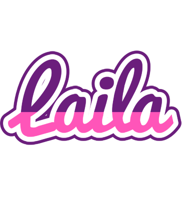 Laila cheerful logo