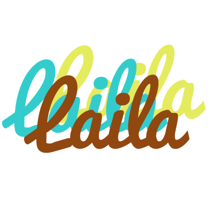 Laila cupcake logo