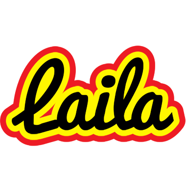 Laila flaming logo