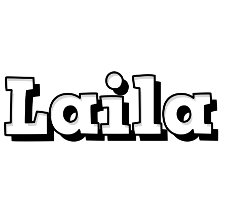 Laila snowing logo