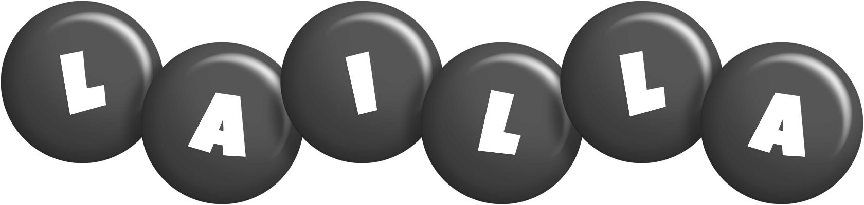 Lailla candy-black logo