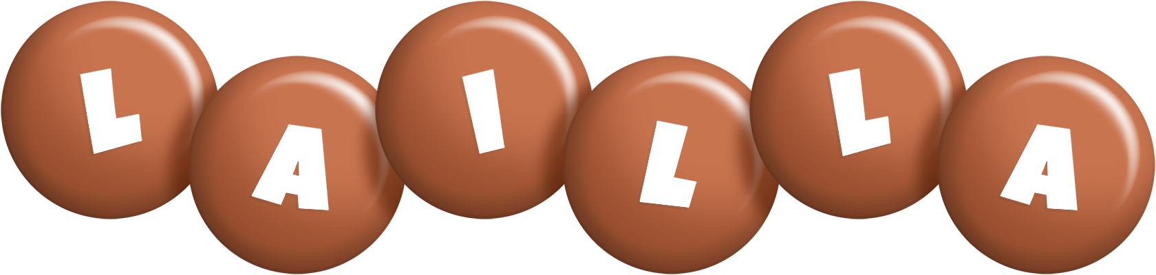 Lailla candy-brown logo