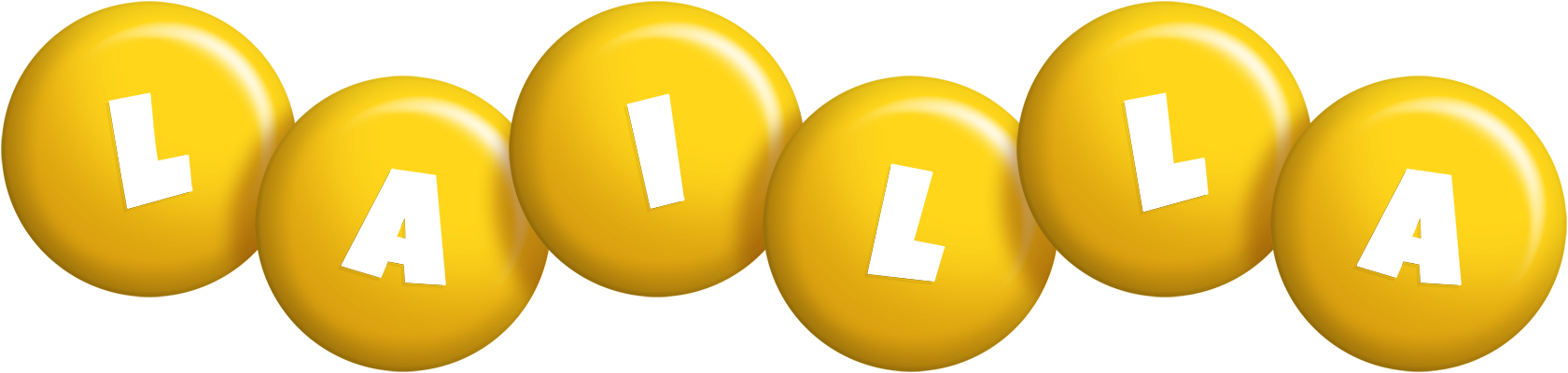 Lailla candy-yellow logo