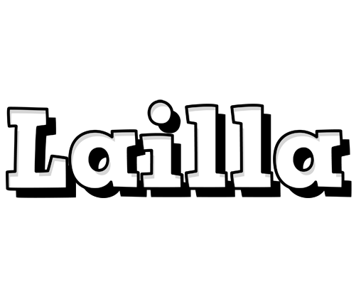 Lailla snowing logo