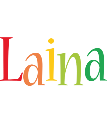 Laina birthday logo