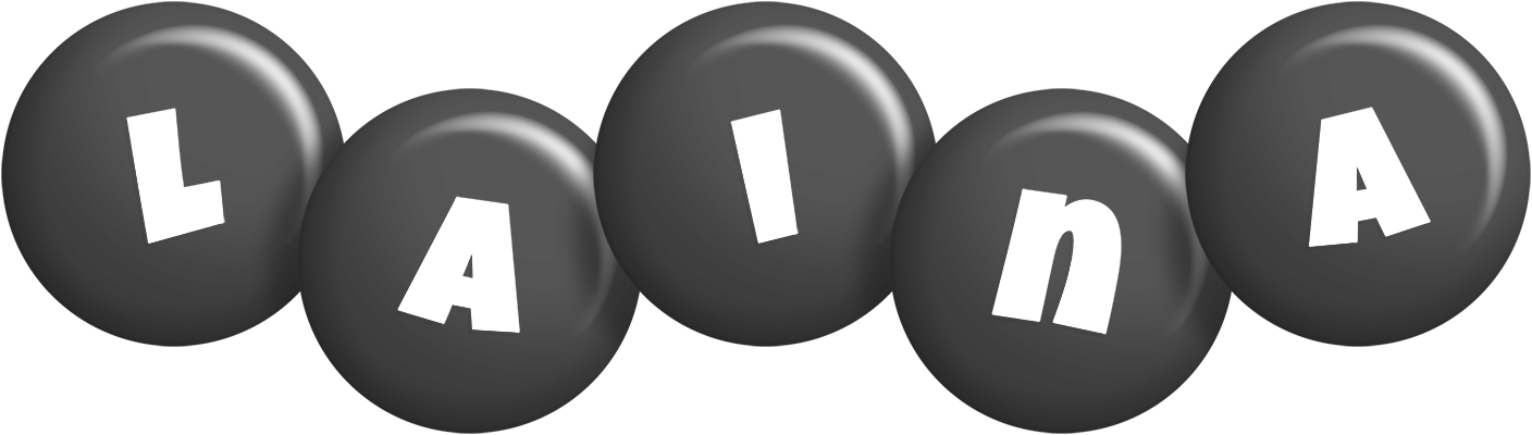 Laina candy-black logo