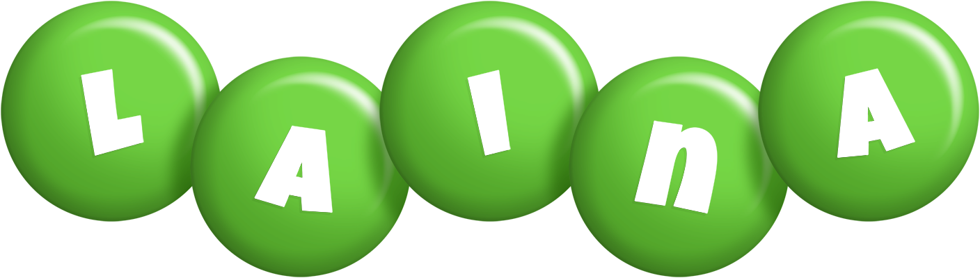 Laina candy-green logo