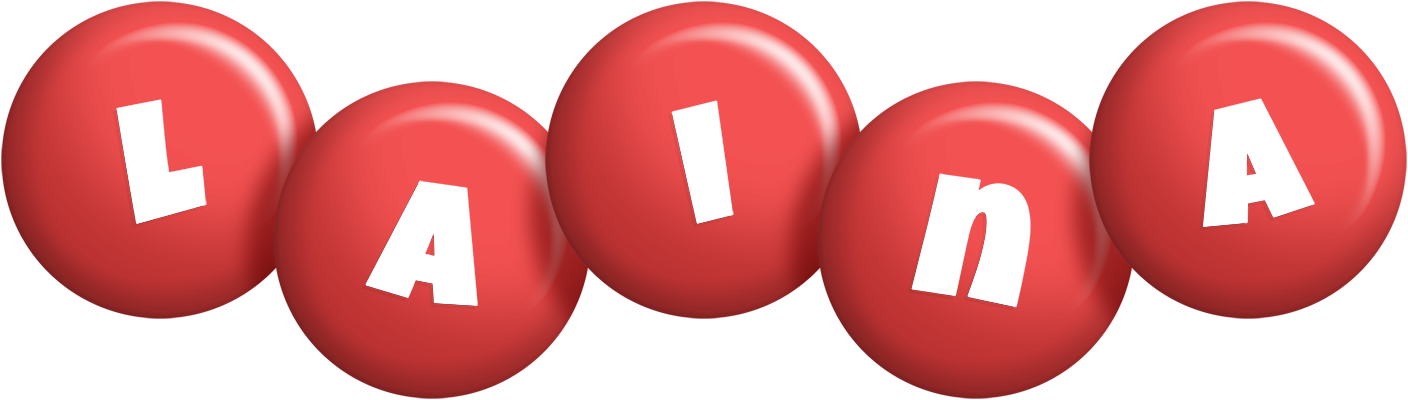 Laina candy-red logo