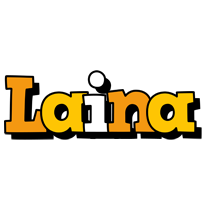 Laina cartoon logo