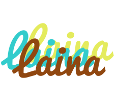 Laina cupcake logo