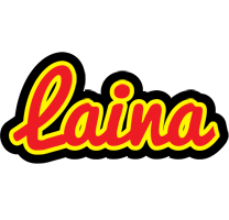 Laina fireman logo