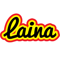 Laina flaming logo