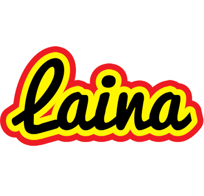 Laina flaming logo