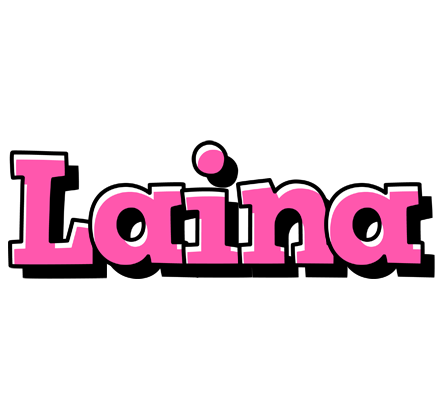 Laina girlish logo