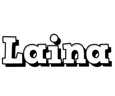 Laina snowing logo