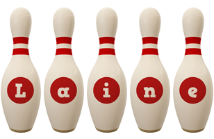 Laine bowling-pin logo