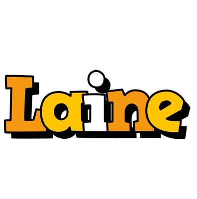 Laine cartoon logo