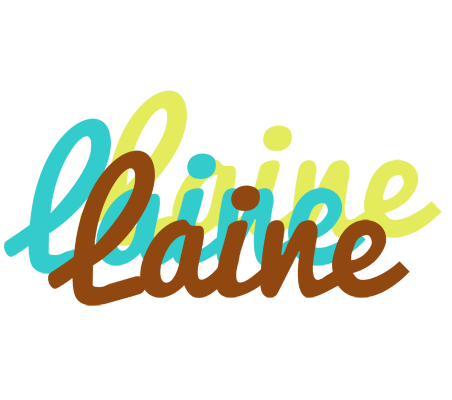 Laine cupcake logo