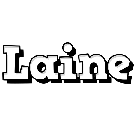 Laine snowing logo