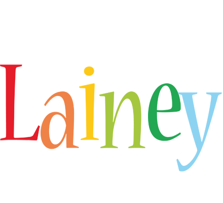 Lainey birthday logo