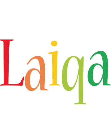 Laiqa birthday logo