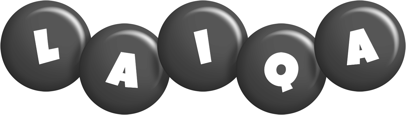 Laiqa candy-black logo