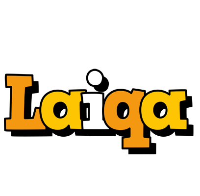 Laiqa cartoon logo