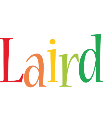 Laird birthday logo