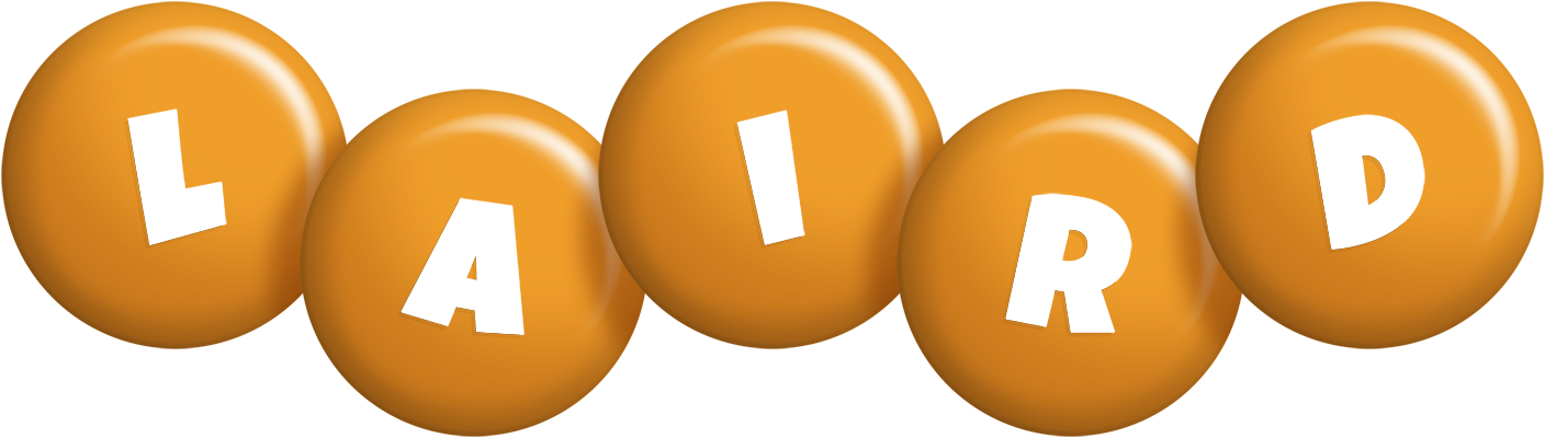 Laird candy-orange logo