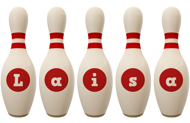 Laisa bowling-pin logo
