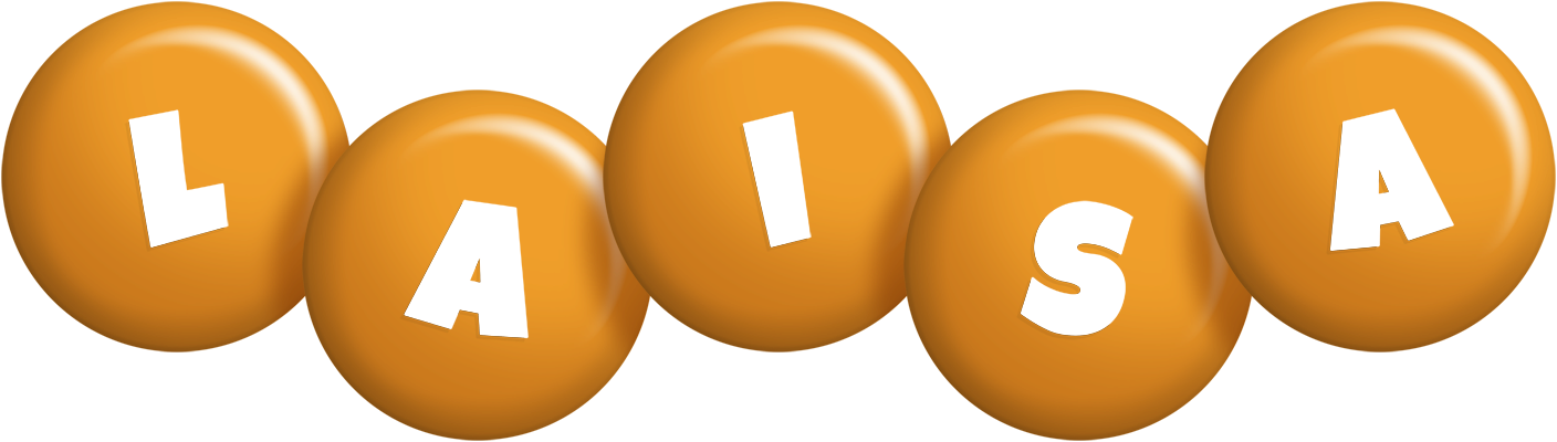 Laisa candy-orange logo
