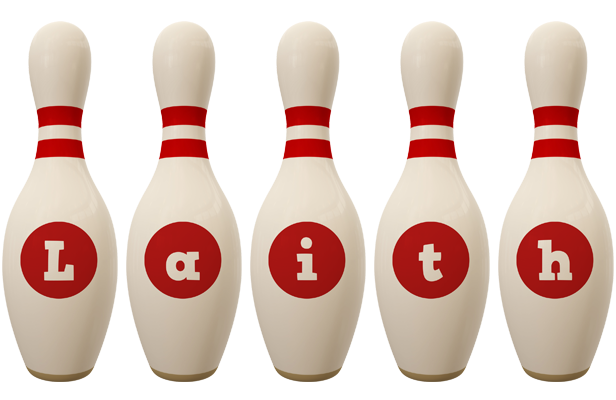 Laith bowling-pin logo