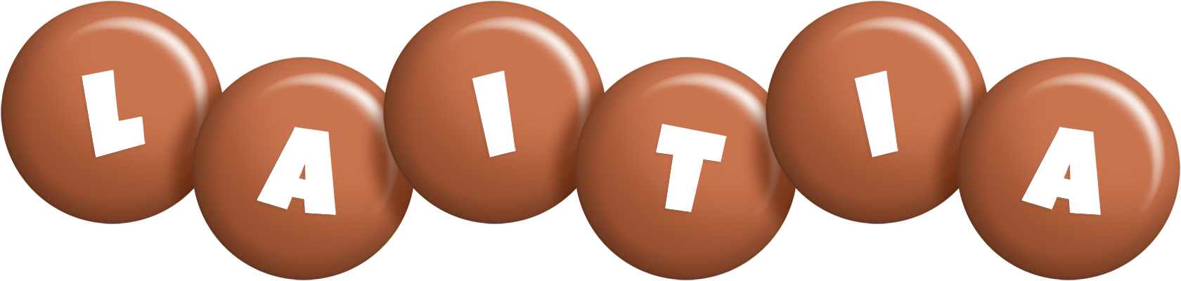 Laitia candy-brown logo