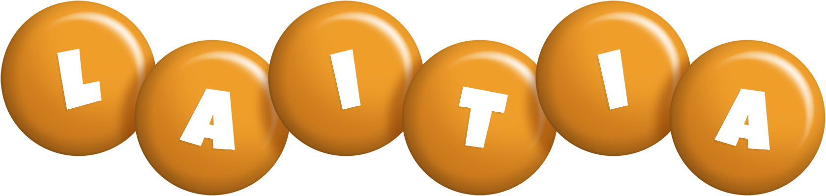 Laitia candy-orange logo