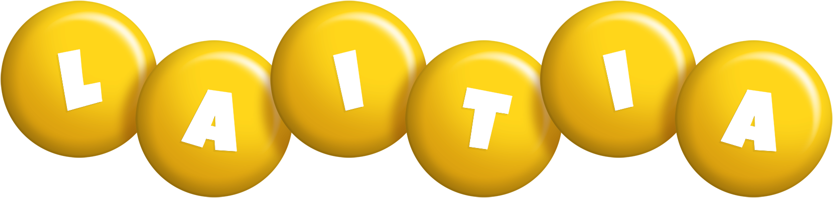 Laitia candy-yellow logo
